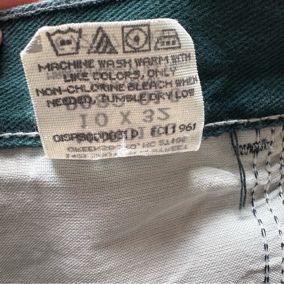 Vintage 90s Wrangler Teal Green High Rise Jeans Women’s 8 10 USA Made - Picture 11 of 13